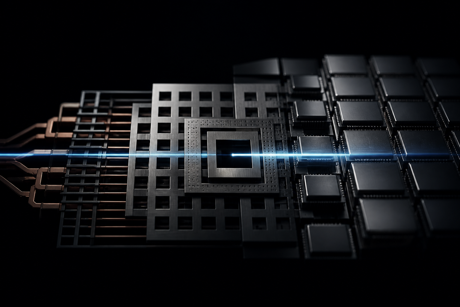 Conceptual editorial image representing the Silicon Oasis development model